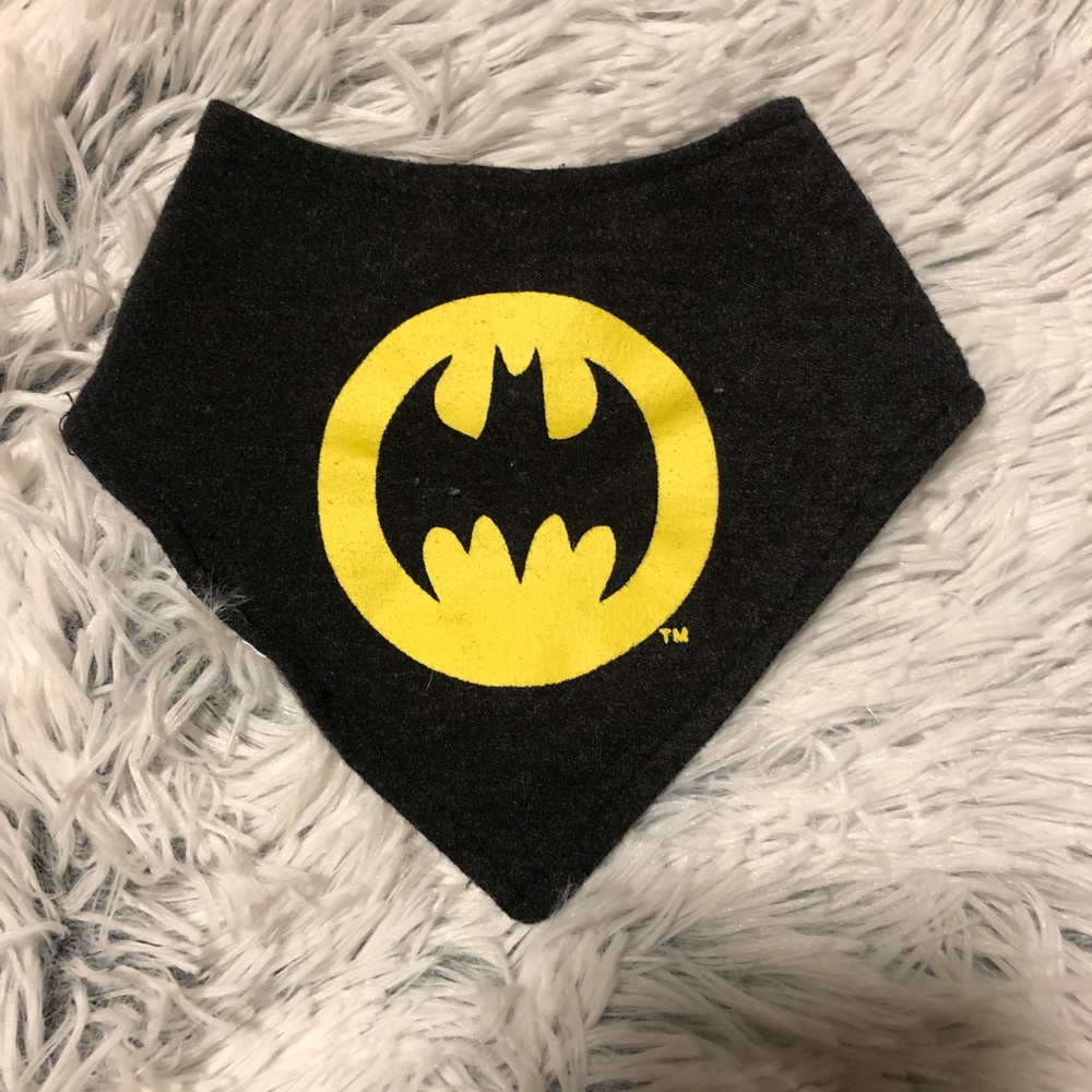Batman neckerchief bib